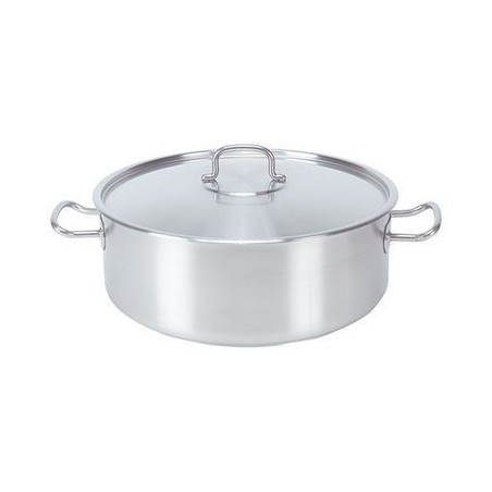 PUJADAS MARMITE RONDEAU-BASSE INOX 35XH14CM-14L A/C