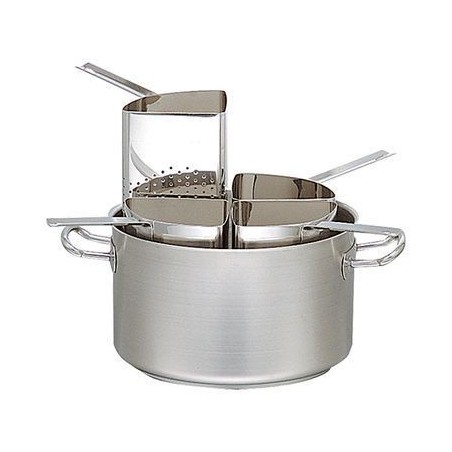 PUJADAS GEKOOKTE ROESTVRIJSTALEN POT PASTA 35CM H21CM-20L