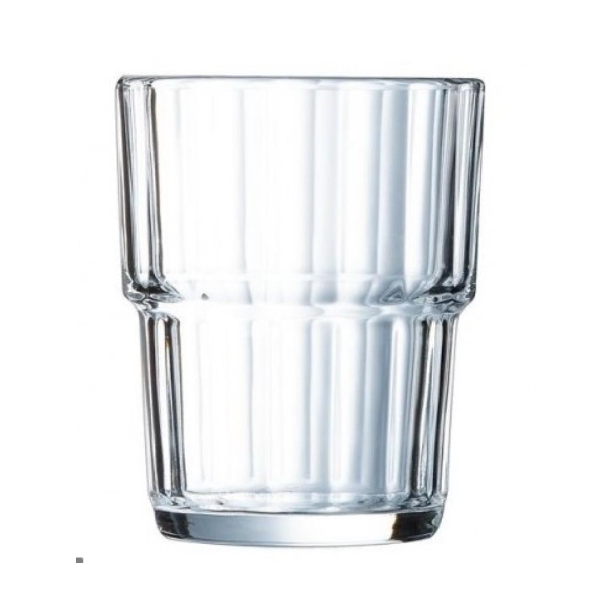 ARCOROC VERRE NORVEGE 20CL GOBELET EMPILABLE "TREMPÉ"  - 72XH88MM