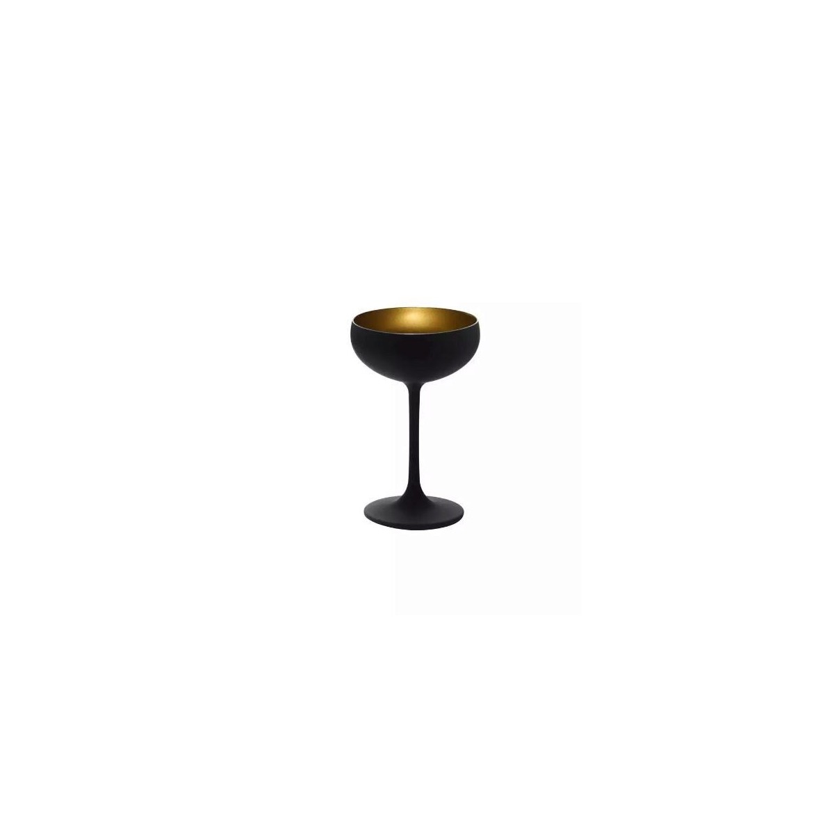 STOLZLE VERRE OLYMPIC COUPE CHAMPAGNE NOIR/OR 23CL