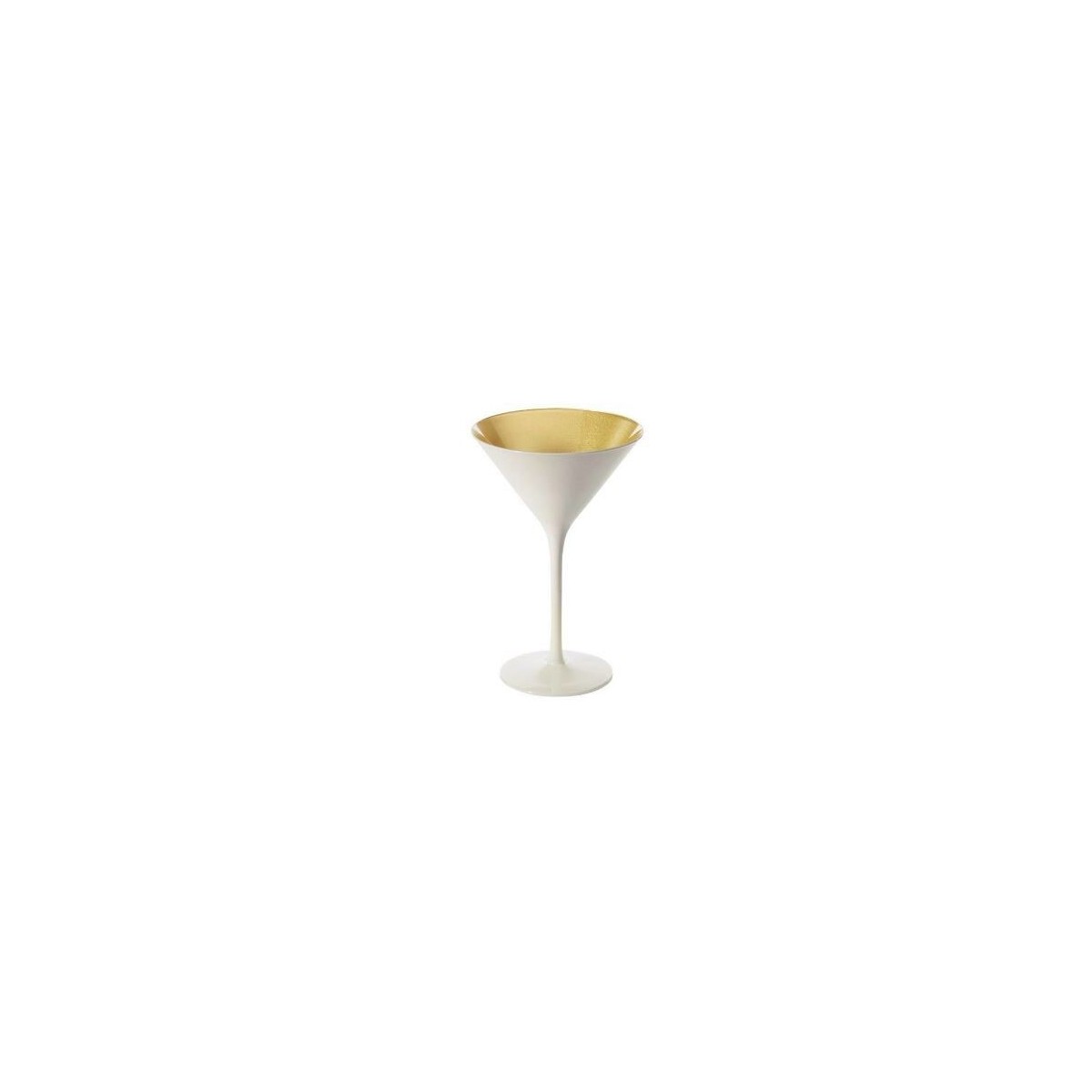 STOLZLE VERRE OLYMPIC COUPE COCKTAIL BLANC/OR 24CL