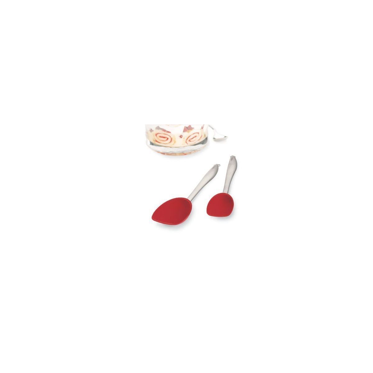 CUISIPRO CUILLERE SILICONE ROUGE 28CM