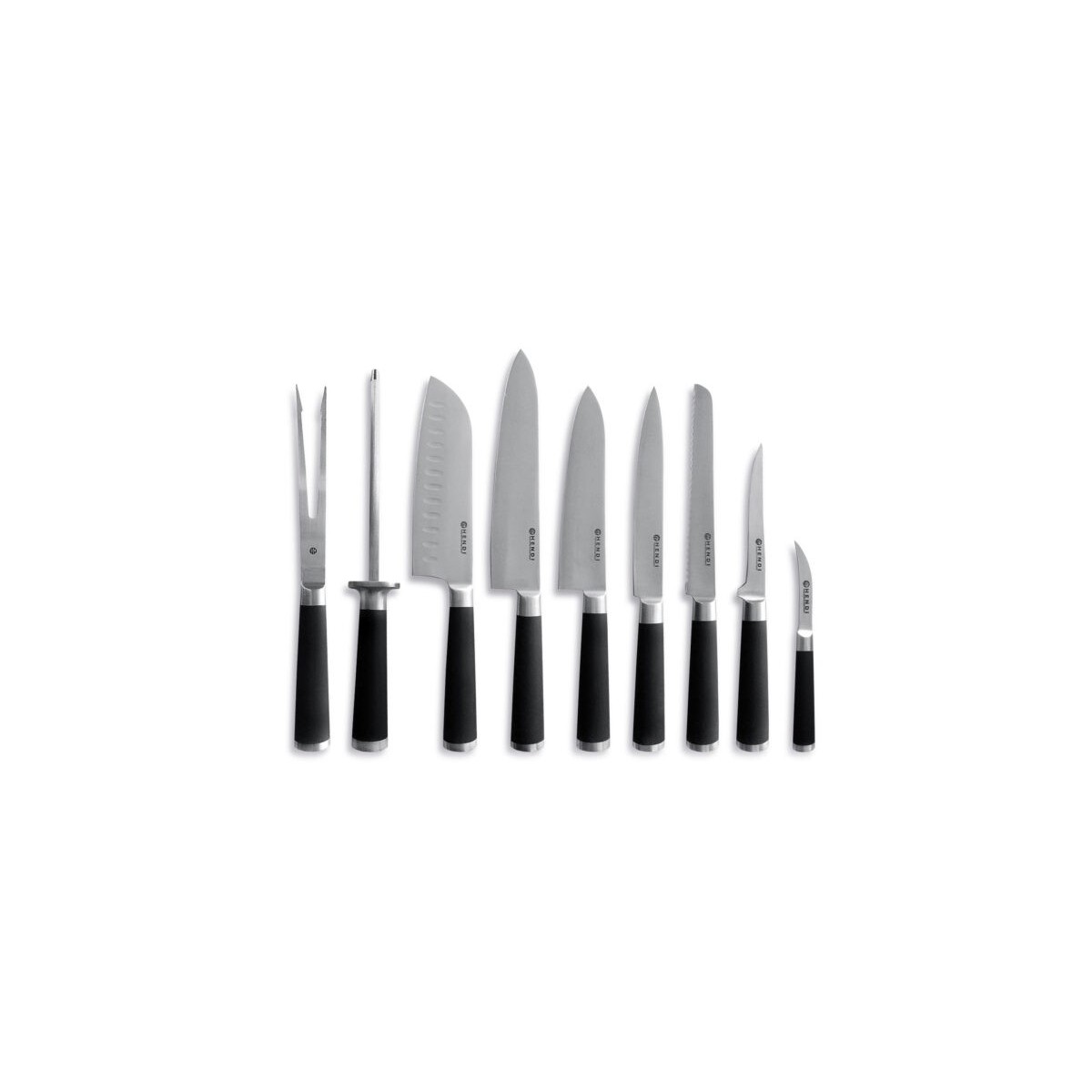 HENDI STAINLESS STEEL KNIFE CASE 9PCS 