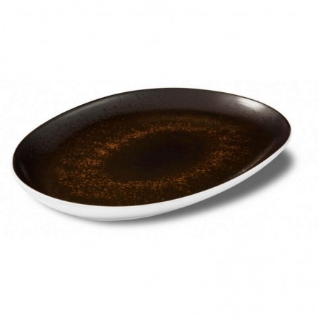 LE COQ ESTIA ASSIETTE ETROITE PORCELAINE 41.5X27CM