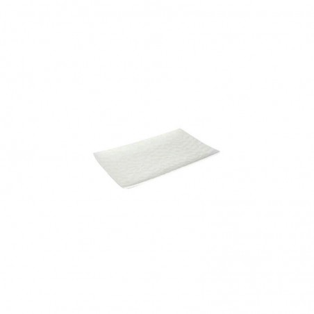 LE COQ HEPSERIS ASSIETTE RECTANGULAIRE 36X22CM PORCELAINE BLANCHE