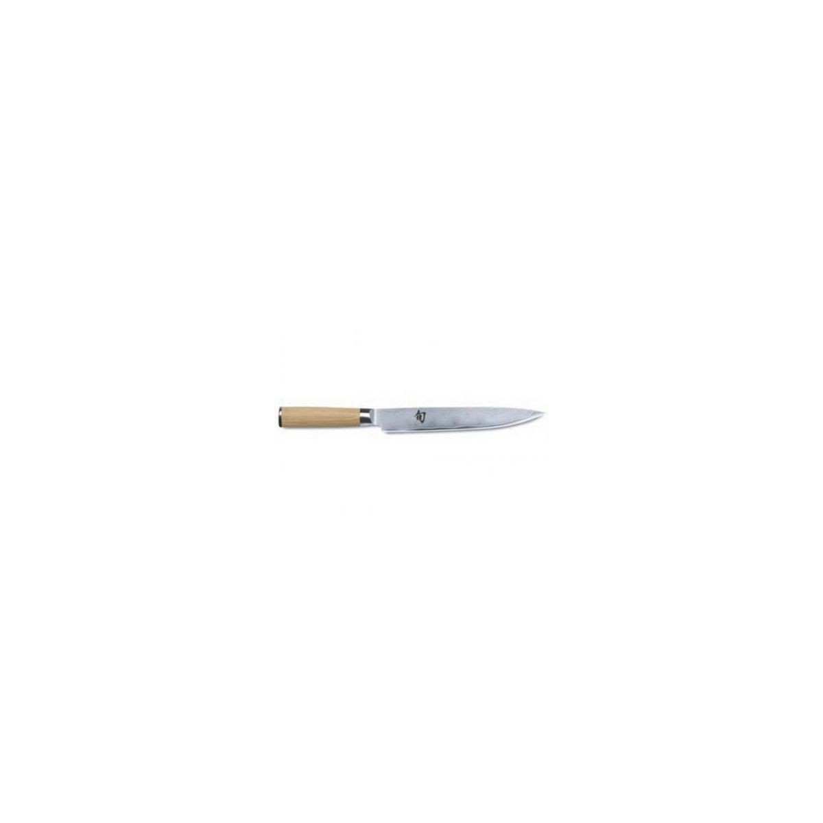 KAI SHUN "WHITE" COUTEAU TRANCHEUR 23.0CM  DAMASSE