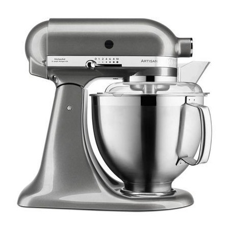 KITCHENAID ARTISAN 185 ROBOT SUR SOCLE 4.8L GRIS ETAIN