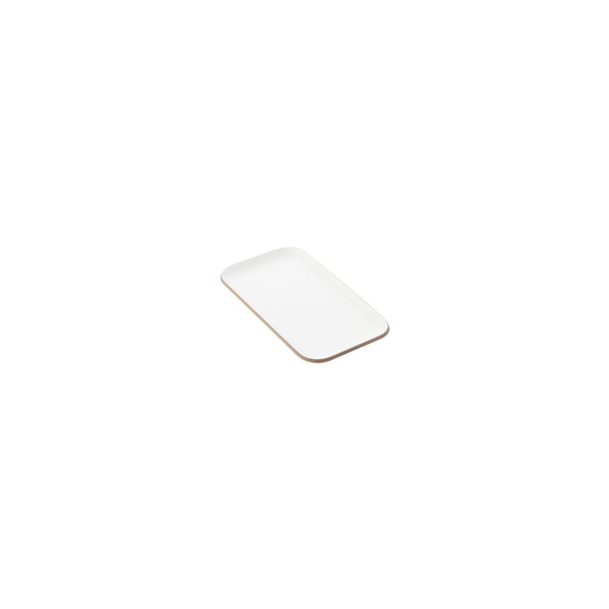 POINT-VIRGULE PLATEAU A SERVIR BLANC 22X12CM