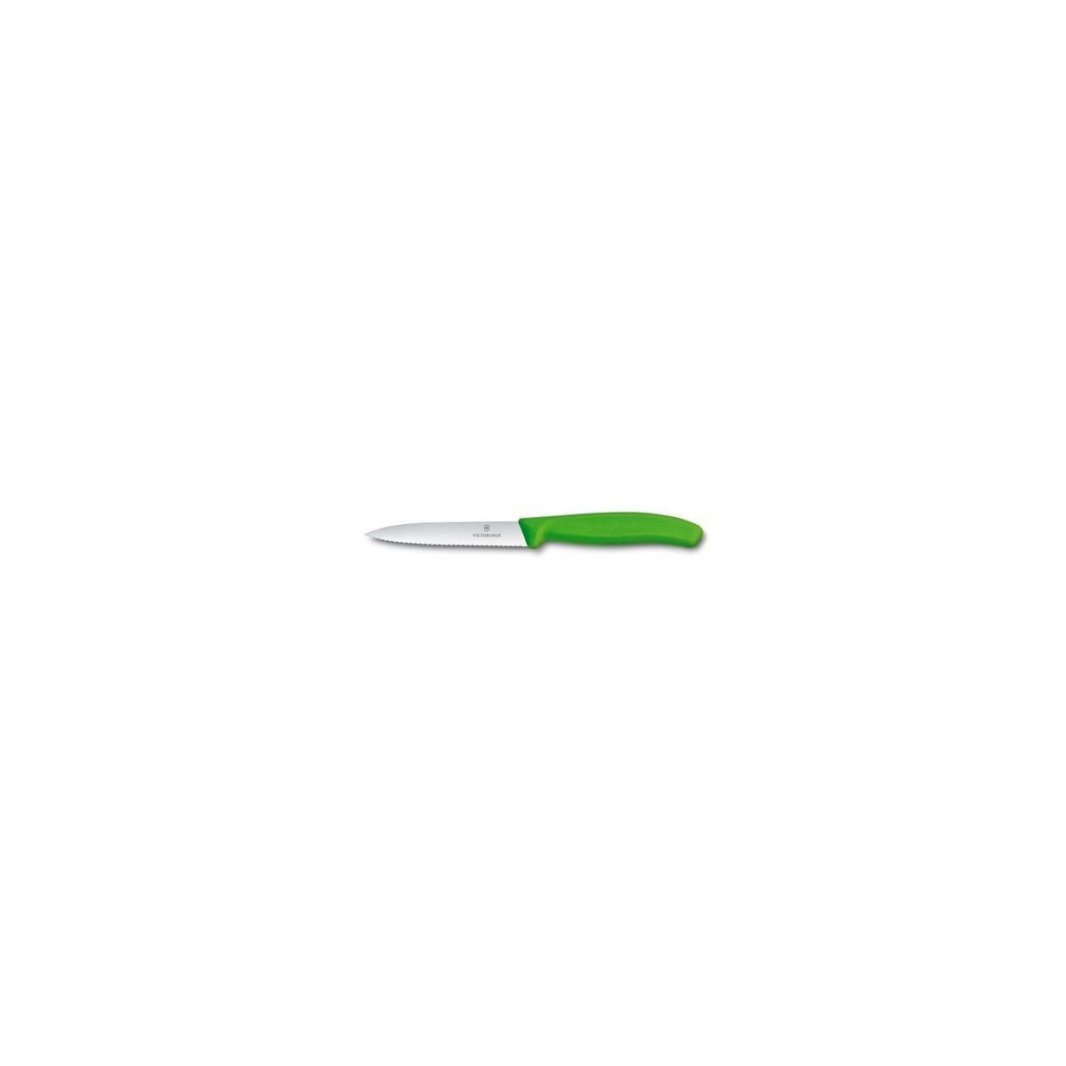 VICTORINOX COUTEAU OFFICE 10CM VERT POINTU SCIE