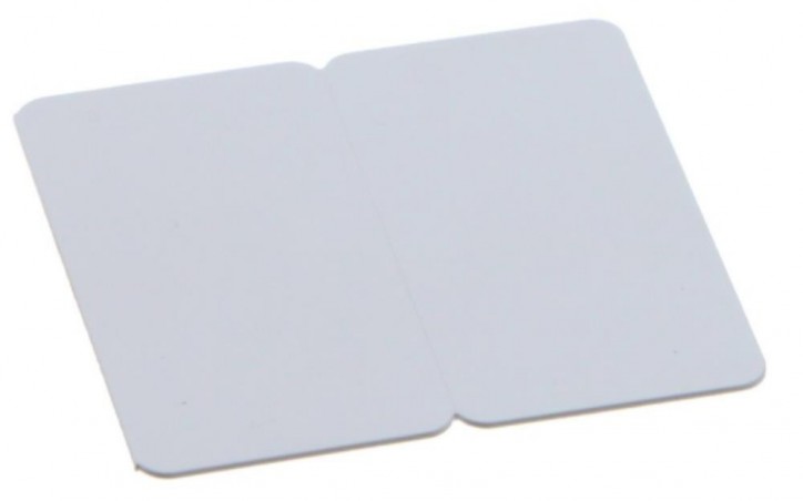 +EDIKIO TRI-CARTES SÉCABLES EN 3 PARTIES PVC BLANC0.76MM ACCES/FLEX/DUPLEX  PAQUET DE 100 PCES