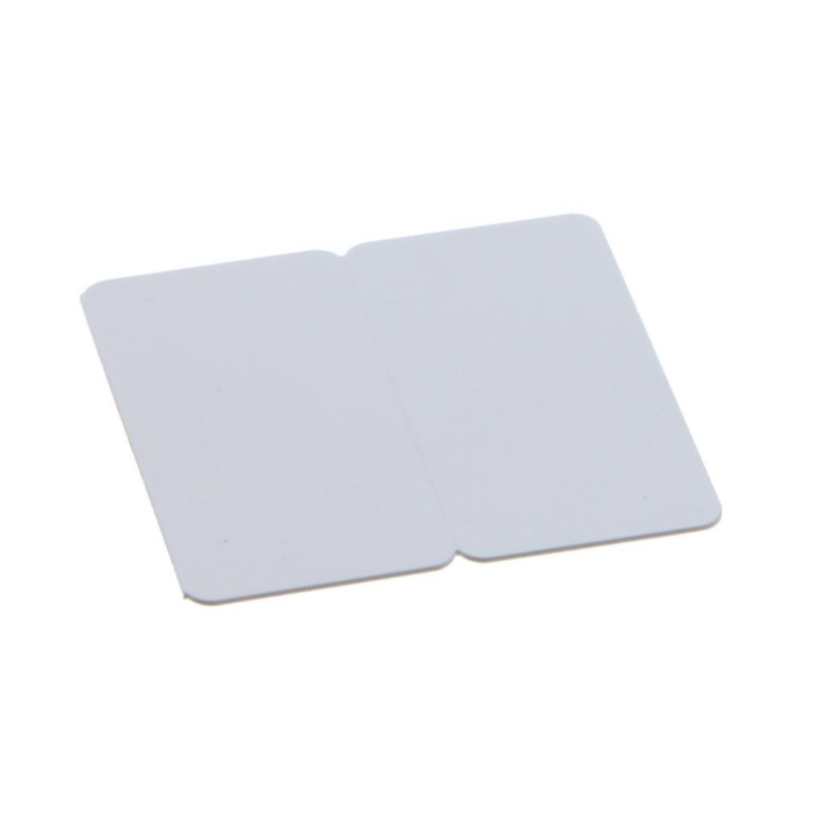 EDIKIO TRI-CARTES SÉCABLES EN 3 PARTIES PVC BLANC 0.76MM ACCES/FLEX/DUPLEX  PAQUET DE 100 PCES