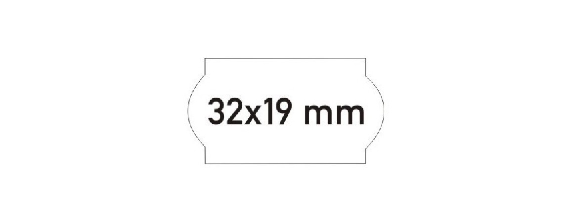 ETIQUETTE BLITZ BLANCHE 32X19MM POUR BLITZ L17BOITE DE 30 ROULEAUX DE 1000 ETIQUETTES