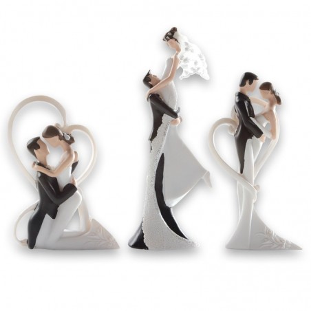 1033065 COUPLE DE MARIES MODERNE 12CM