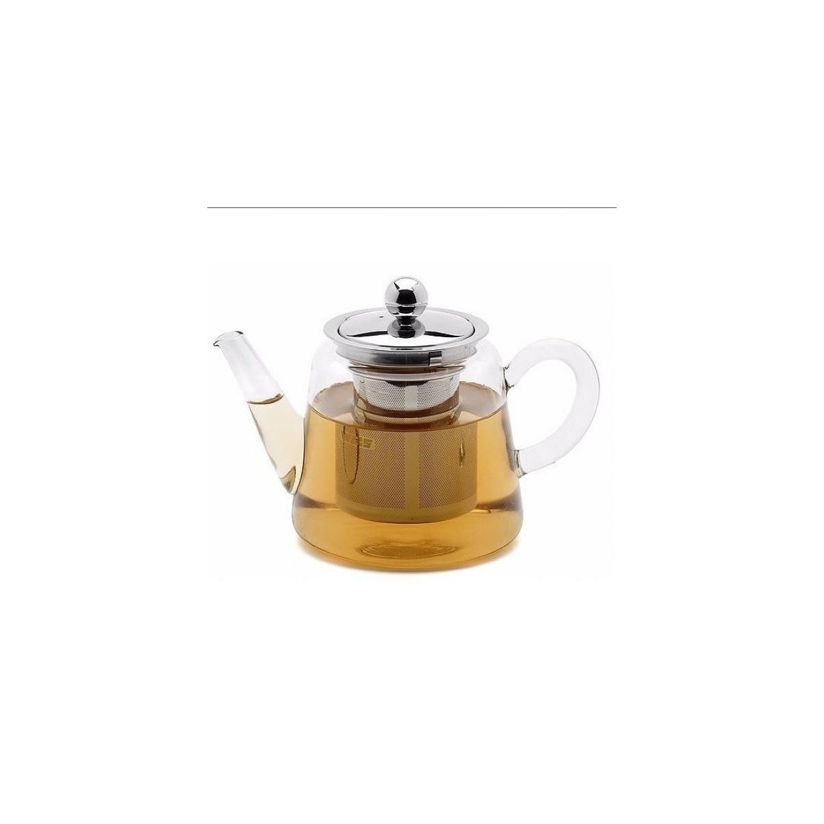 WEIS GLASS TEAPOT WITH TEA INFUSER 0,75L