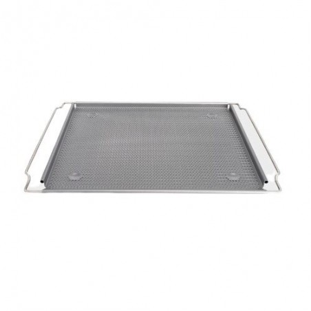 PATISSE PLATE PERFORATED SILVER-TOP EXPANDABLE 38X35CM