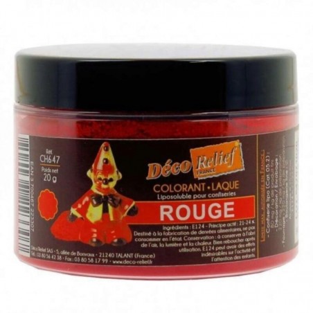 COLORING LACQUER POWDER FOR RED CHOCOLATE 20GR