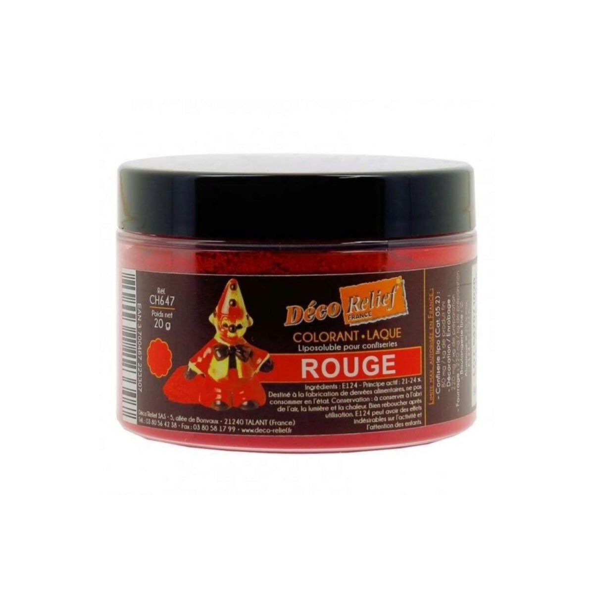 COLORING LACQUER POWDER FOR RED CHOCOLATE 20GR