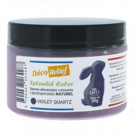 PURPER NATUURLIJK POEDER KLEURSTOFLIPODISPERSIBLE 50GR  POT