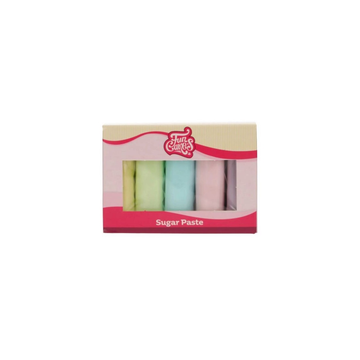 FunCakes Rolfondant Multipack Pastel Kleuren 5x100DOOS