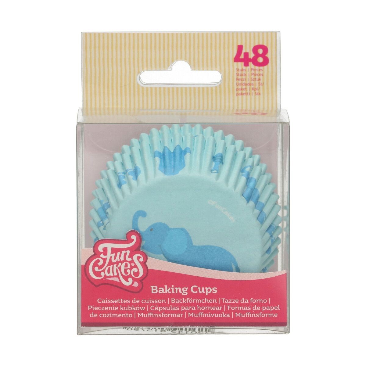 FUNCAKES CUPCAKE MUFFINVORM BABY BOY48 STUKKEN BLISTER