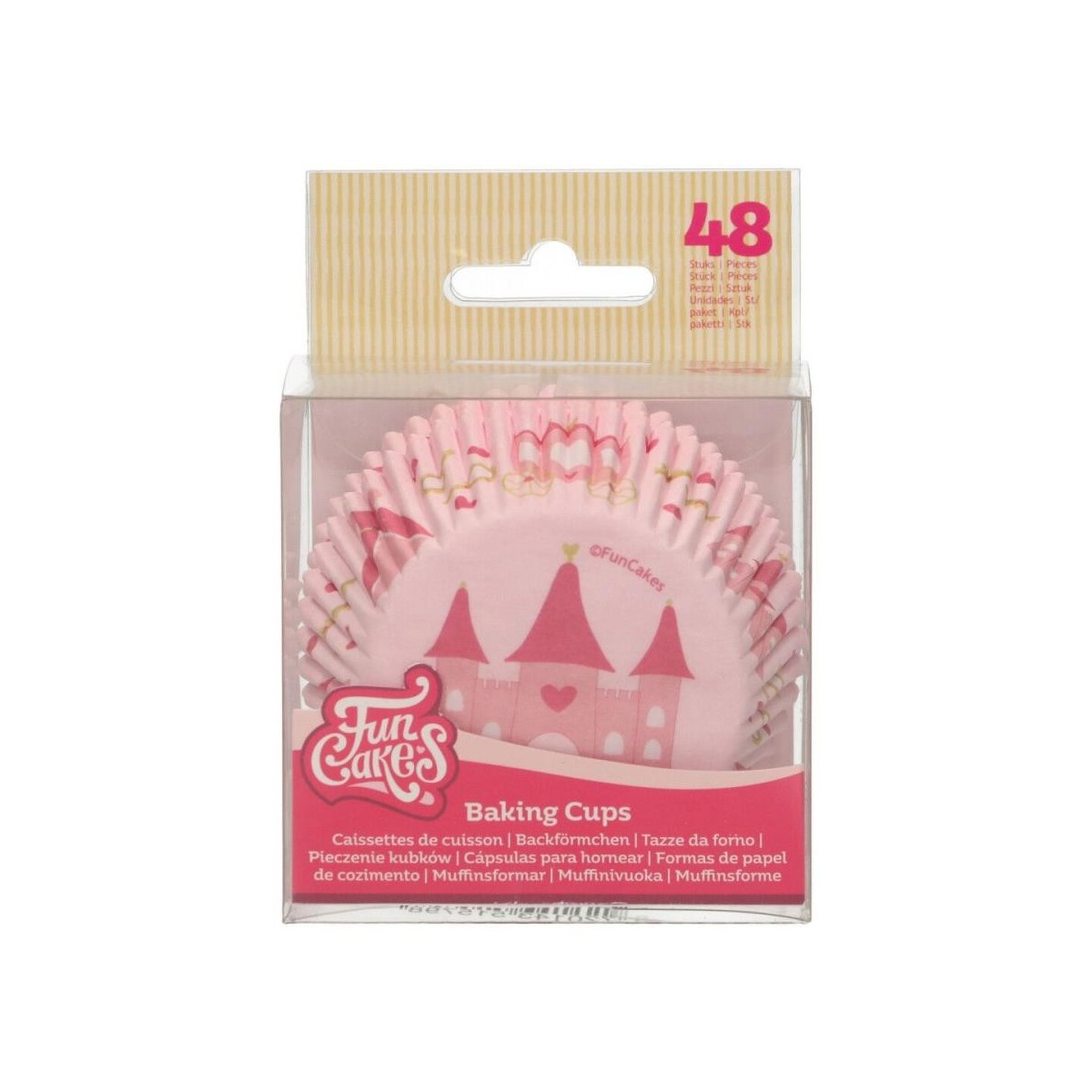 FUNCAKES CAISSETTE CUPCAKE PRINCESSE 48 PCES