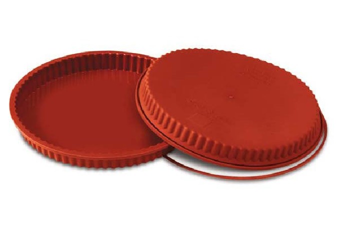 SILIKOMART SFT428 MOULE A TARTE ROND CANNELE Ø280 HT 28MM 1750 ML UNIFLEX