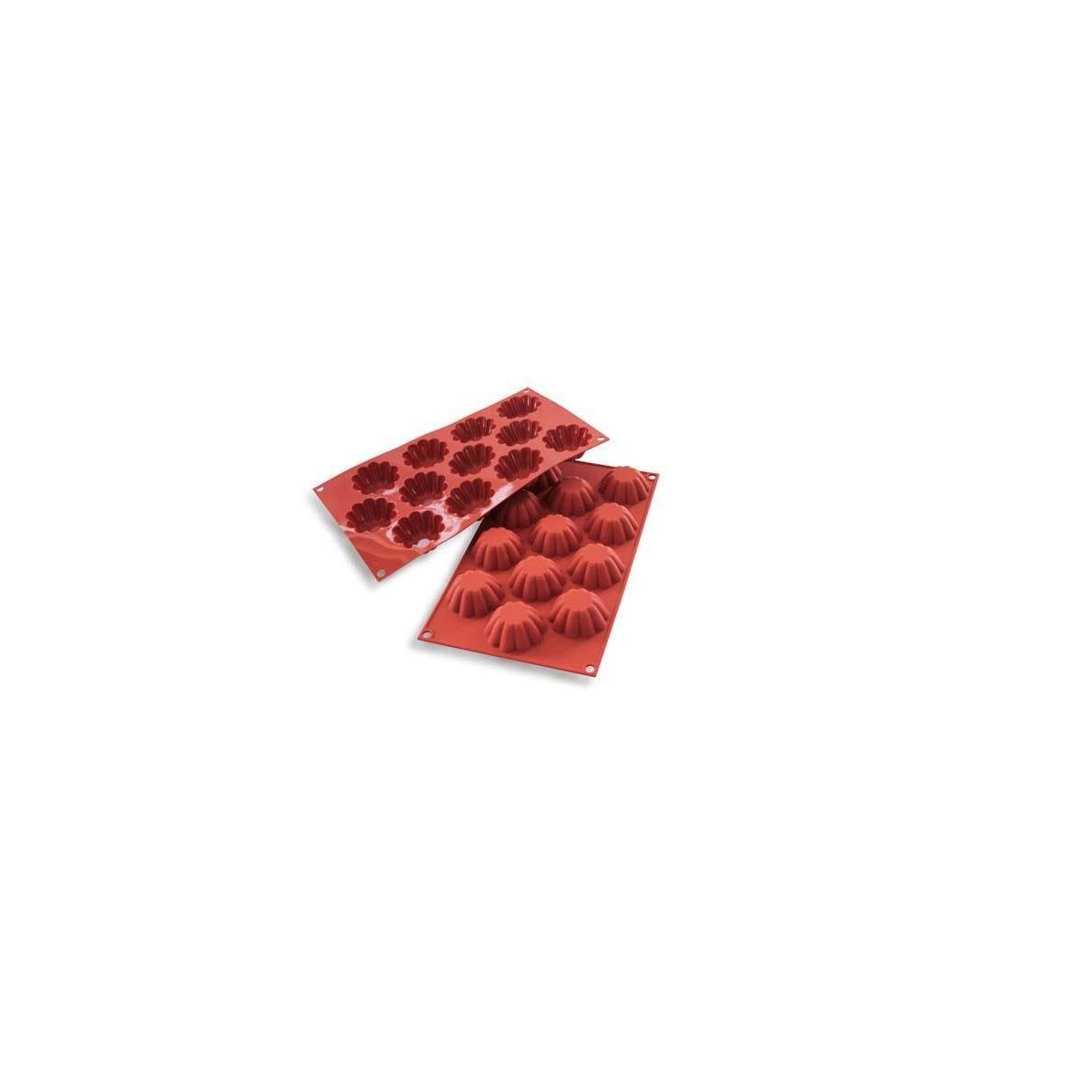 SILIKOMART SF109 MOULE 12 MINI BRIOCHES Ø58 HT 22 MM 33ML ANTI-ADHESIF GN1/3 -50° À 250°