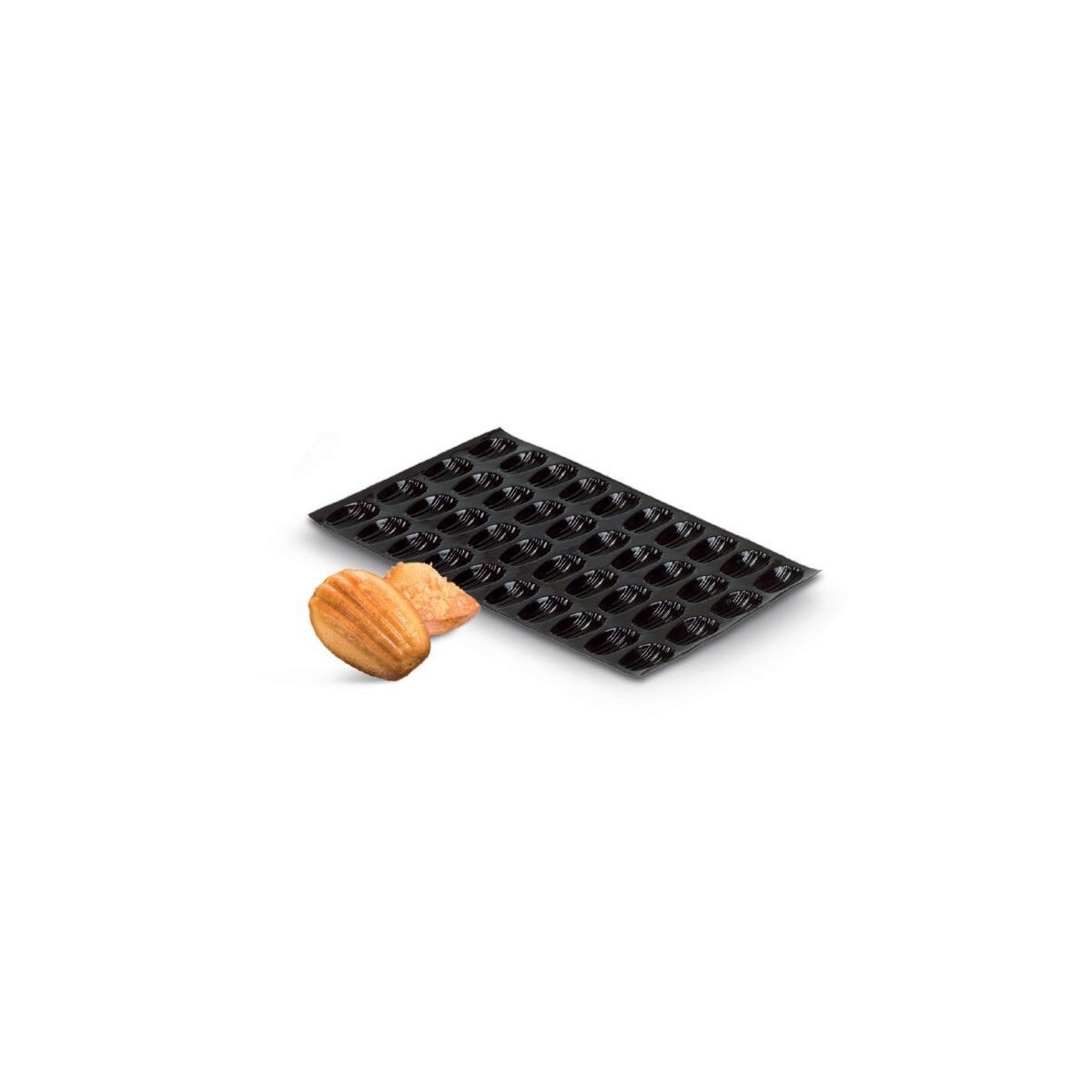 FP-01121 FLEXIPAN® ORIGINE MINI MADELEINE 60X40CM 56EMP 5,2X3,3CM H1,5CM VOL 15ML