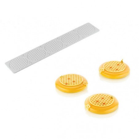 SILIKOMART ALVEOLE 3 TAPIS SILICONE MAT 5X75MM3ML- NID ABEILLE -50° À 250°