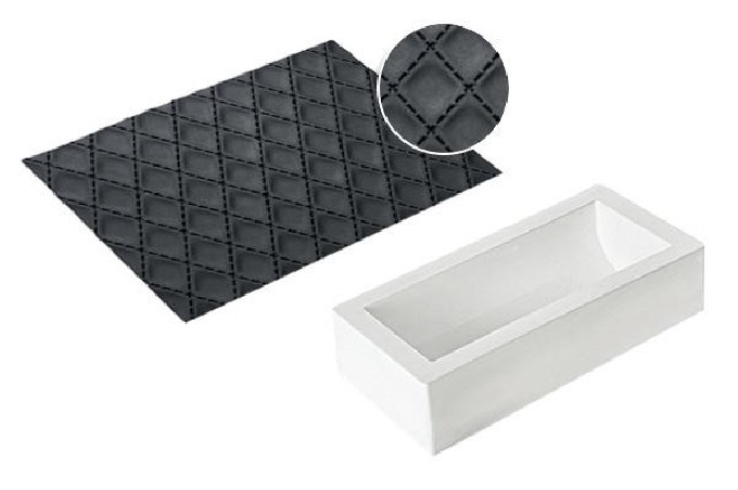 SILIKOMARTVORM KERSTSTR KIT MET GEMATELASSERD RELIEF 250X90MM H70MMKIT