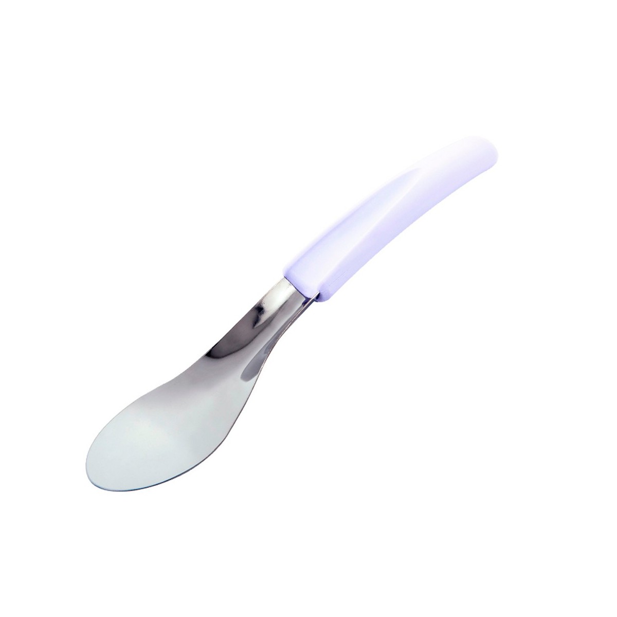 SPATULE GLACE MANCHE BLANC SATINE 26.5CM