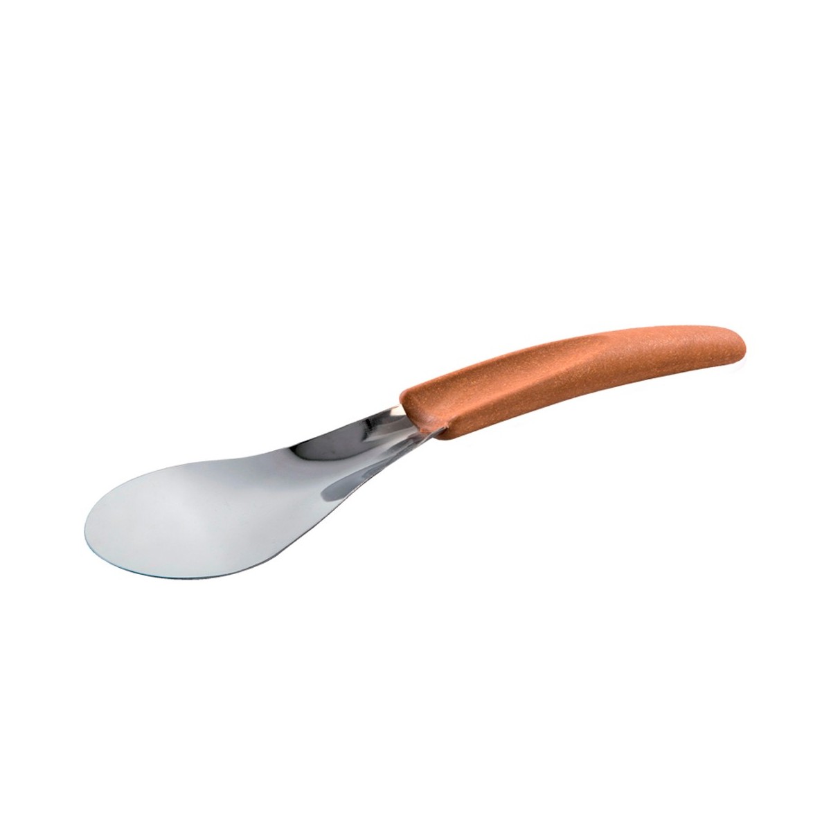 SPATULE GLACE MANCHE BRUN SATINE 26.5CM