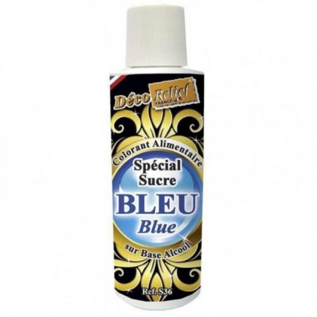 VLOEIBAAR EETBAAR KLEURSTOF SUIKER SPECIAAL BLAUW125MLFLES