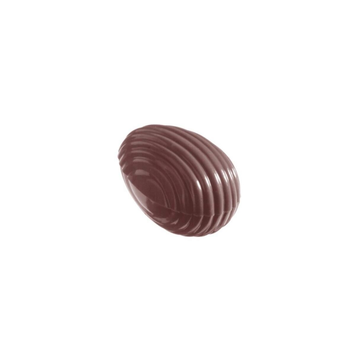 MOULE A CHOCOLAT OEUF RAYE 32 MM CW1053 4X8 -- 5GR