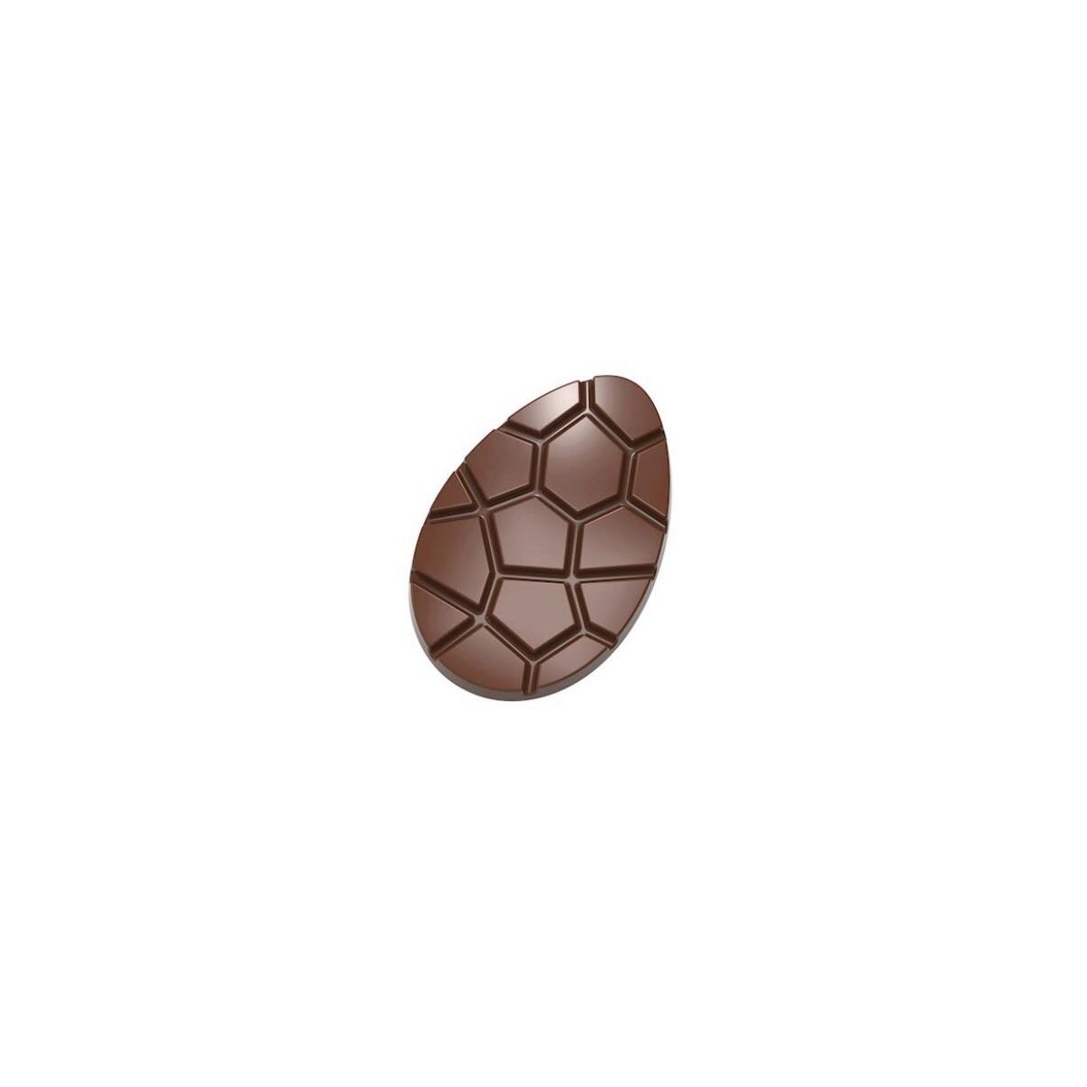 MOULE À CHOCOLAT TABLETTE ŒUF DE PÂQUES CW12028 1X2 -- 100GR