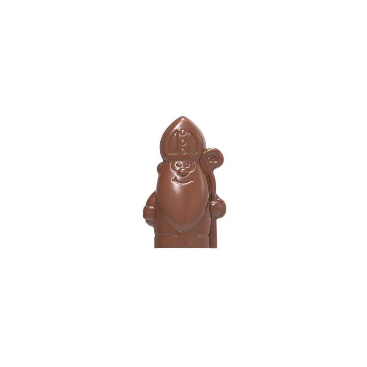 MOULE À CHOCOLAT SAINT NICOLAS RECTO/VERSO CW1868 1X4 -- 104.5GR 275X135MM