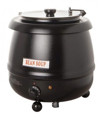 BISTRO BAIN MARIE CHAUFFE SOUPE NOIR 10L  35XH36CM- 50° À 95°  -  475W