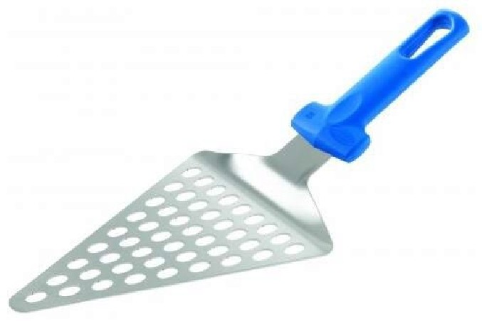 +GI-METAL SPATULE TRIANGULAIRE INOX PERFO 14X19.5CM