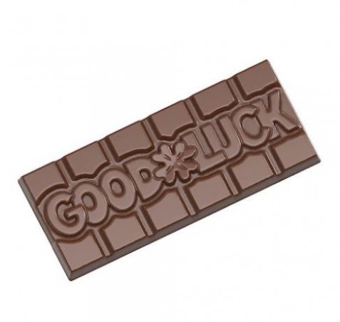 CHOCOLATE MOULD TABLET GOOD LUCK CW1201413.5X27.5CM 1X445GR