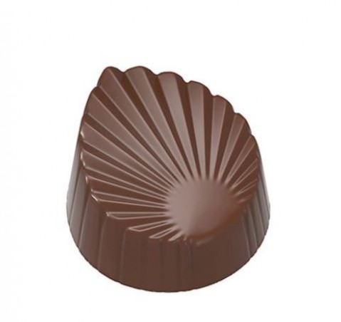 CHOCOLADEVORM BLAD PLISSÉ CW198813.5X27.5CM 3X712GR