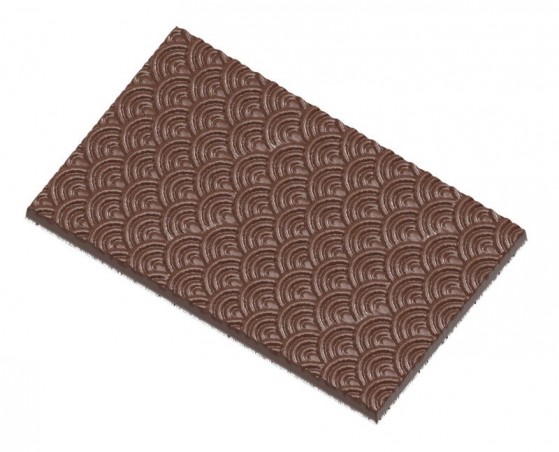 MOULE À CHOCOLAT TABLETTE VAGUES CW12007 13.5X27.5CM 65,5GR