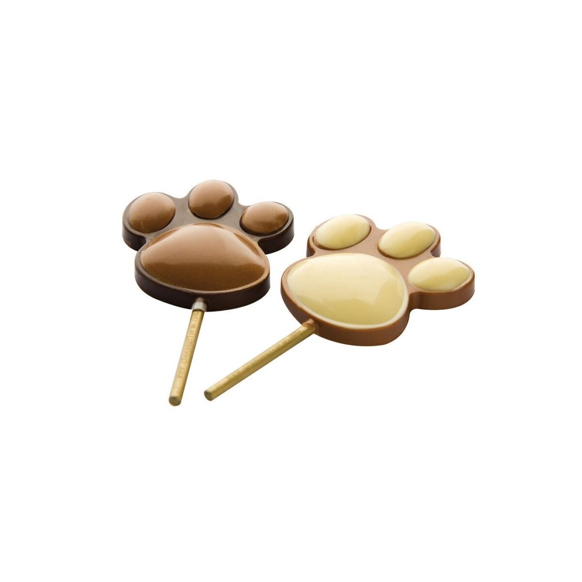 CHOCOLATE MOULD LOLLIPOP FOOTPRINT CF1104 13.5X27.5CM  1X4 23,5GR