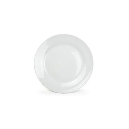 BONBISTRO BASIC ASSIETTE 1ER PRIX BORD LARGE 27CM PORCELAINE BLANCHE N.750753