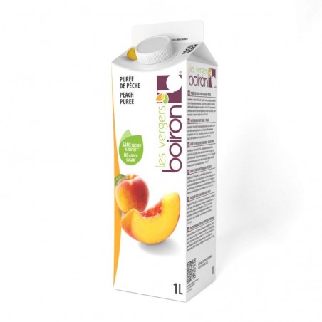 +BOIRON PUREE DE PÊCHE PASTEURISEE 100%6X1L RAYE GAMME JUSQU'A EPUISMENT STOCK FOURN.