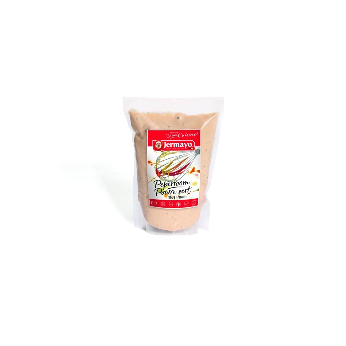 JERMAYO SAUCE GREEN PEPPER & CREAM 1KG