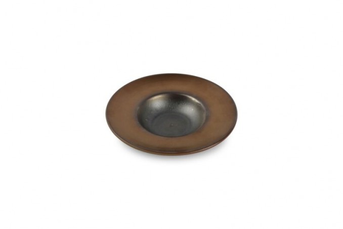 Diep bord 20/10xH4,5cm golden Ostra