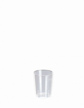 VERRE PP LIQUEUR PEKET RÉUTILISABLE 2CL 37XH42MM TRANSPARENT 50PCS