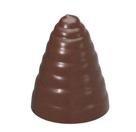 MOULE À CHOCOLAT DOME CW5051 13.5X27.5CM 2X4 80GR