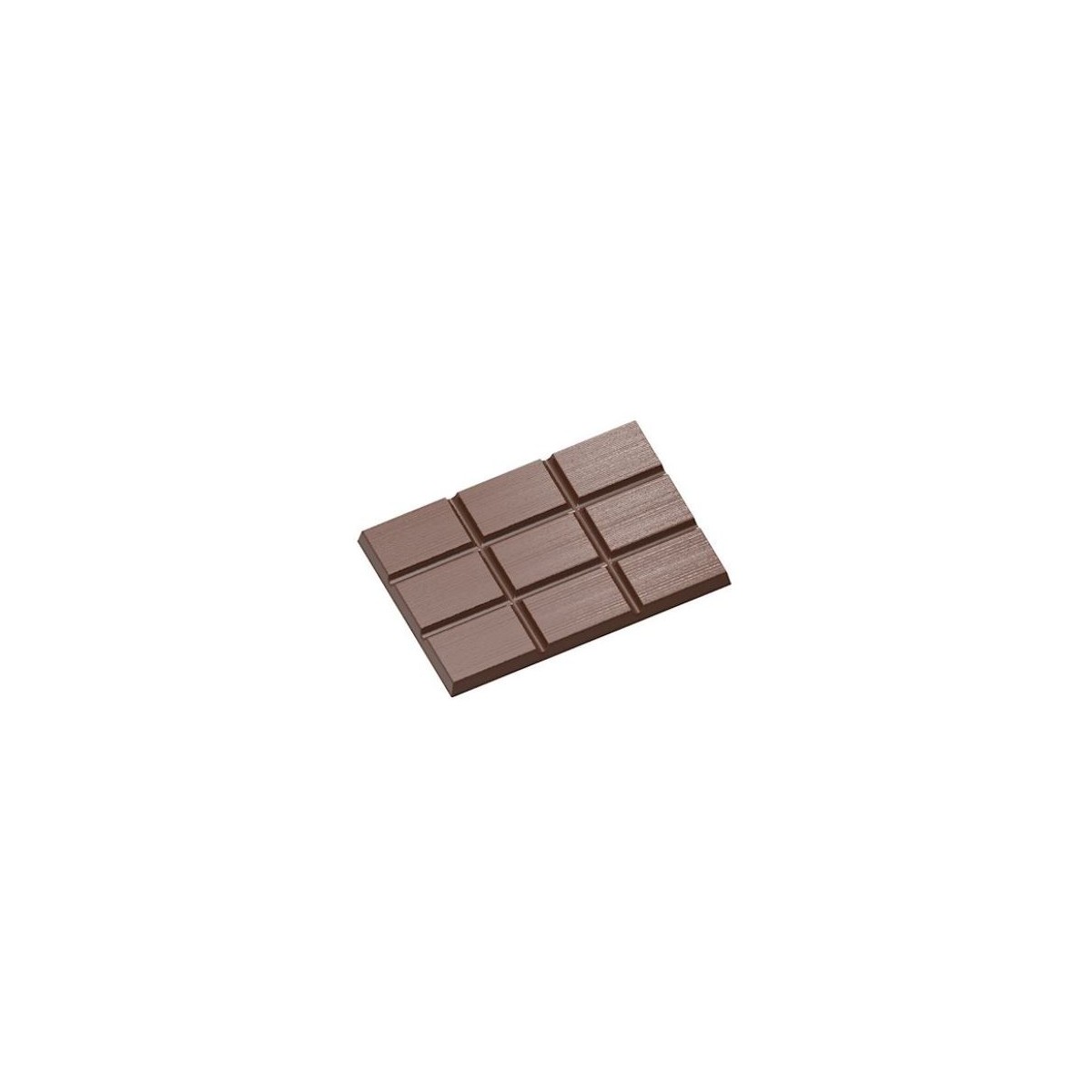 CHOCOLATE MOULD BAR STRIPES CW161013.5X27.5CM 1X1 327GR 