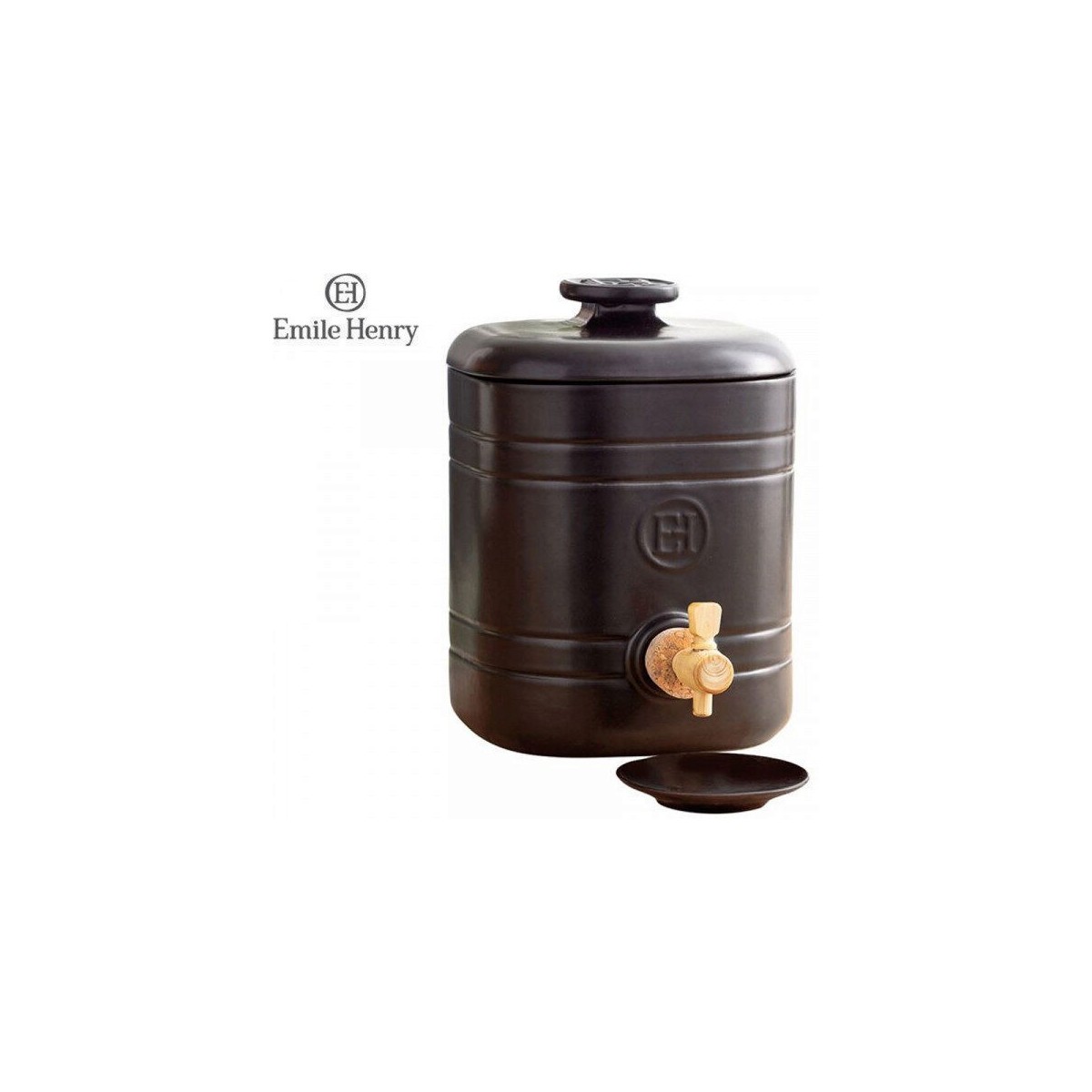 EMILE HENRY VINAIGRIER CERAMIQUE 2.5L NOIR MAT